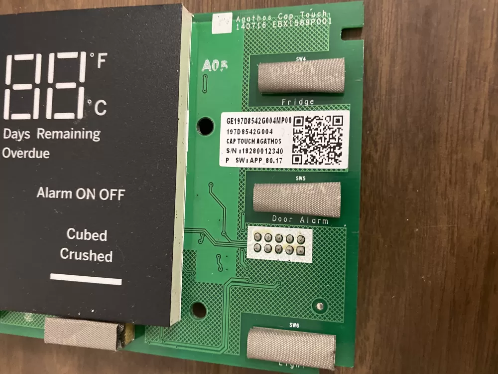 GE 197D8542G004 Refrigerator Control Board Dispenser AZ31859 | BK1676