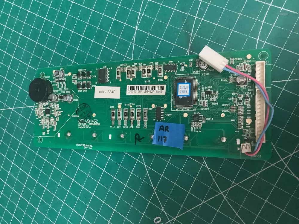 LG Kenmore 6871JB1432A Refrigerator Dispenser Control Board AZ197758 | AR117