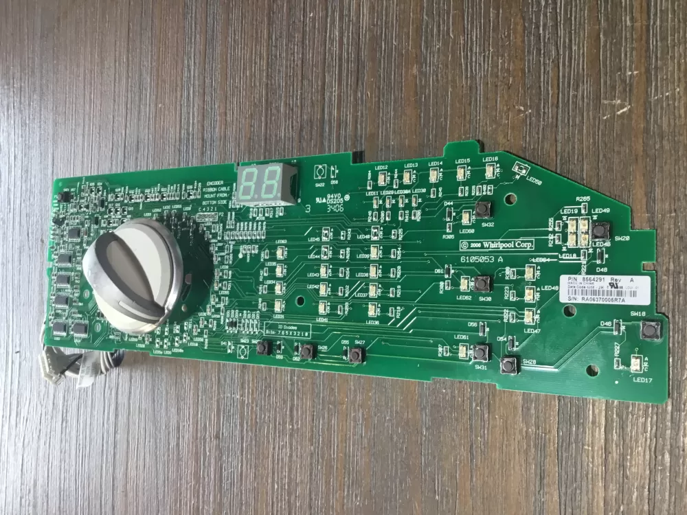 Whirlpool  Maytag  Kenmore  Sears 8564291 8563948 Washer Control Board