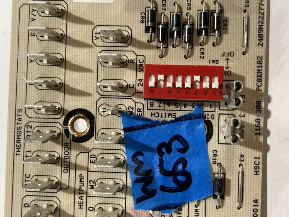 Amana PCBEM102 Air Handler Control 1168-83-300A. 1168-300 AZ179111 | Wm653