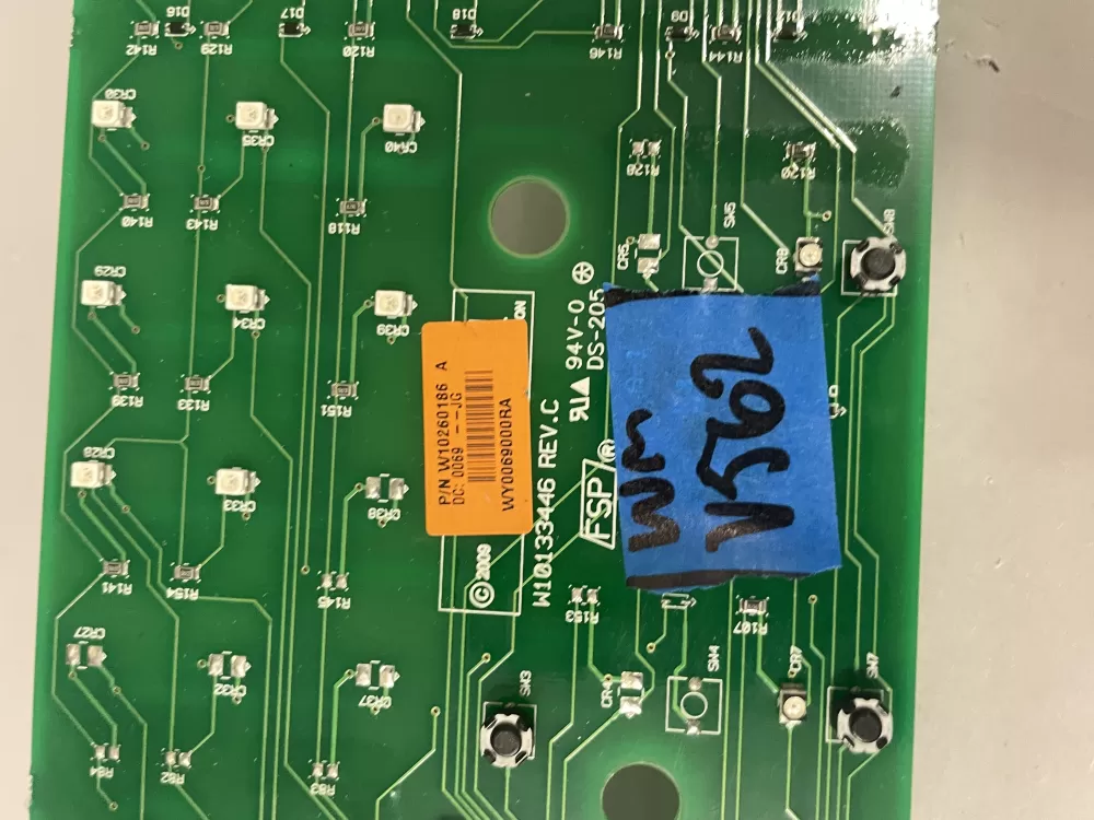 Whirlpool Maytag W10260186 W10258434 Washer Control Board AZ226519 | Wmv562