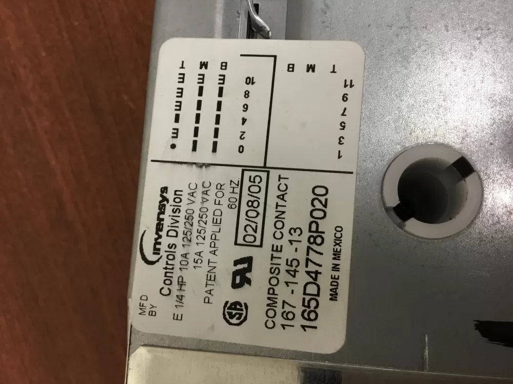 GE General Electric 165D4778P020 Dishwasher Timer AZ34857 | NR505