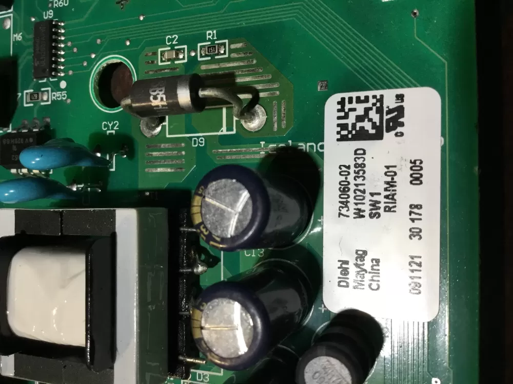 Whirlpool W10213583D Refrigerator Control Board AZ70684 | NR1382