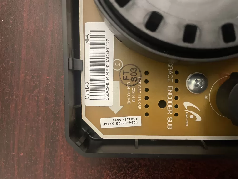 Samsung DC94-03109A DC92-00773M Washer UI Control Board AZ97265 | KMV152