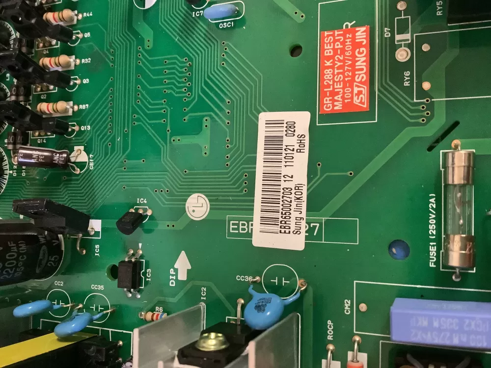 LG Kenmore EBR65002702 EBR65002703 Refrigerator Control Board AZ185488 | NR1829