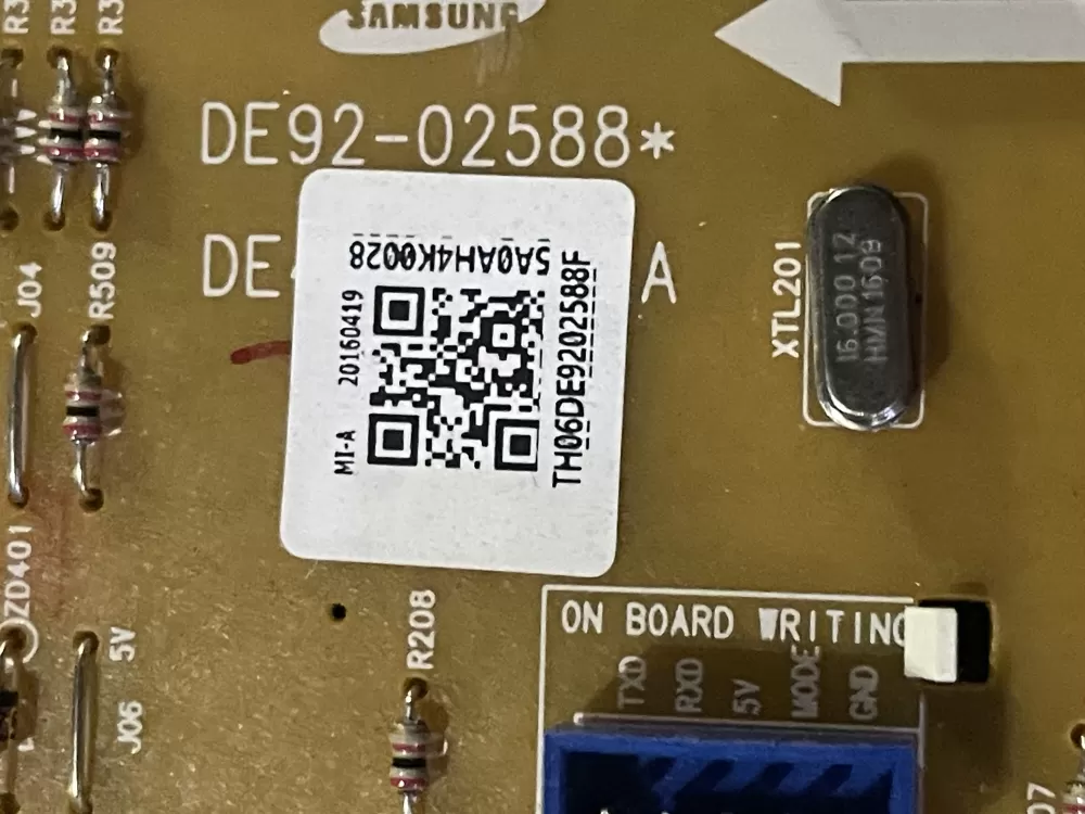 Samsung DE92-02588F Range Control Board AZ25065 | WMV341