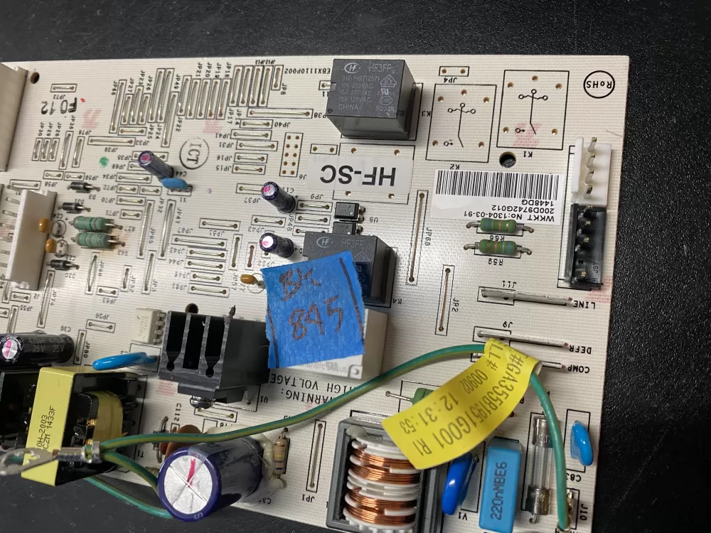GE 200D9742G012 EBX1110P002 Refrigerator Control Board AZ23018 | BK845