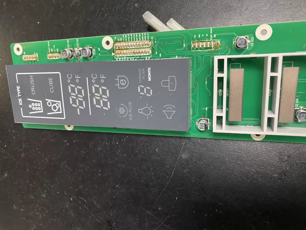 LG EBR65749306 Refrigerator Control Board Display Dispenser AZ10719 | BK609