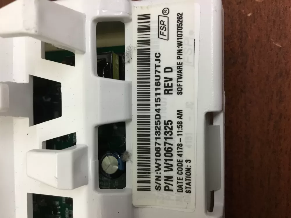 Kenmore AP5810173 W10671325 PS9494937 Washer Control Board AZ29735 | NR1034