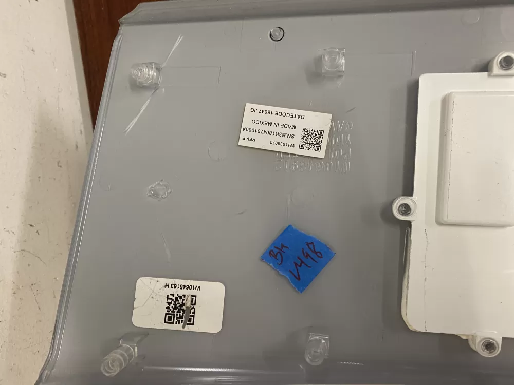 Whirlpool Washer Touchpad Control Panel W10873008 W10645163 AZ55433 | BKV498