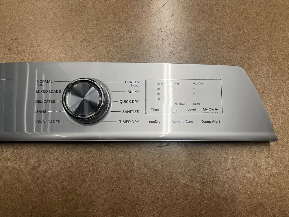 GE WE10X33197 Dryer Control Panel 234D2996G002 WE22X33126 AZ2765 | KMV297