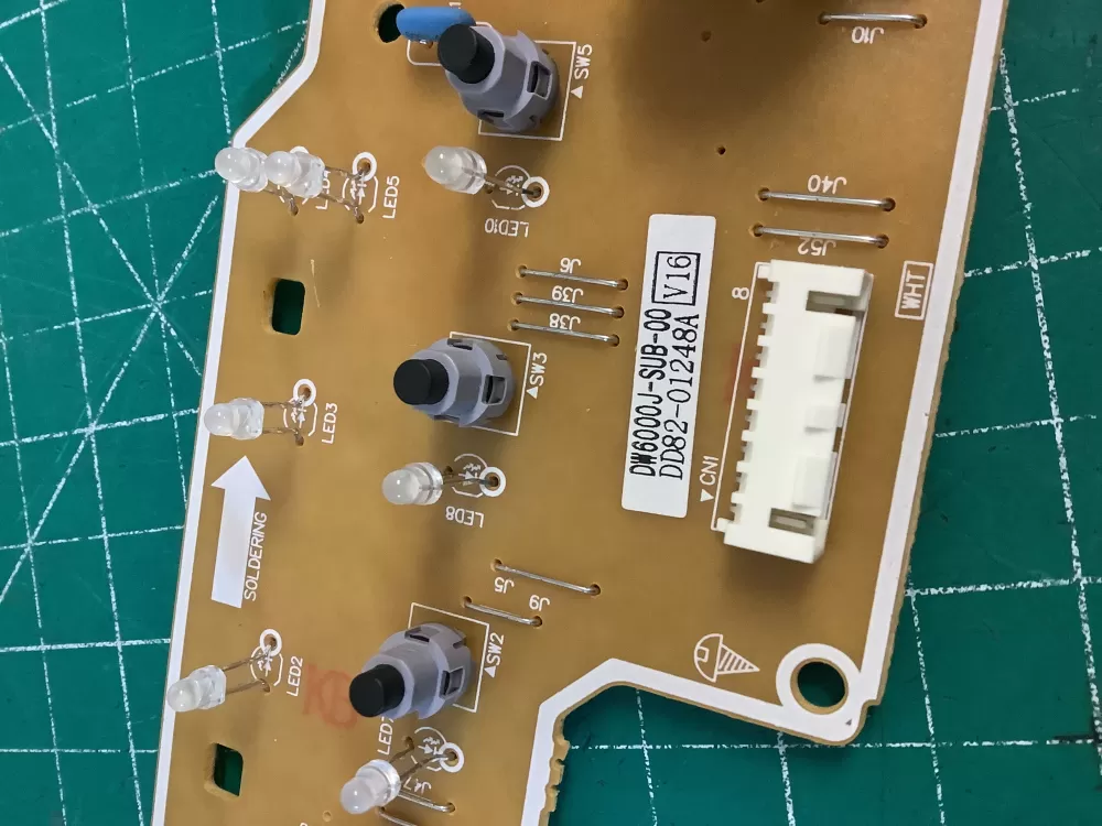 Samsung DD82 01248A Dishwasher Control Board AZ225373 | NR326