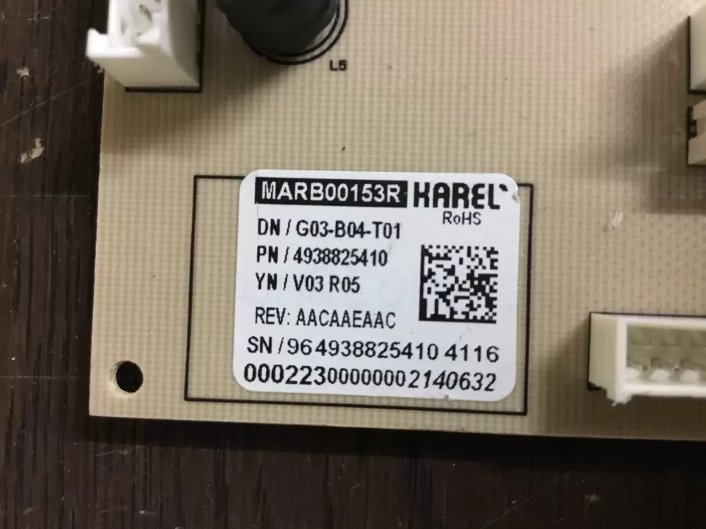 Beko U2 Control Board Gr Part Number 5931757901 AZ4870 | NR459