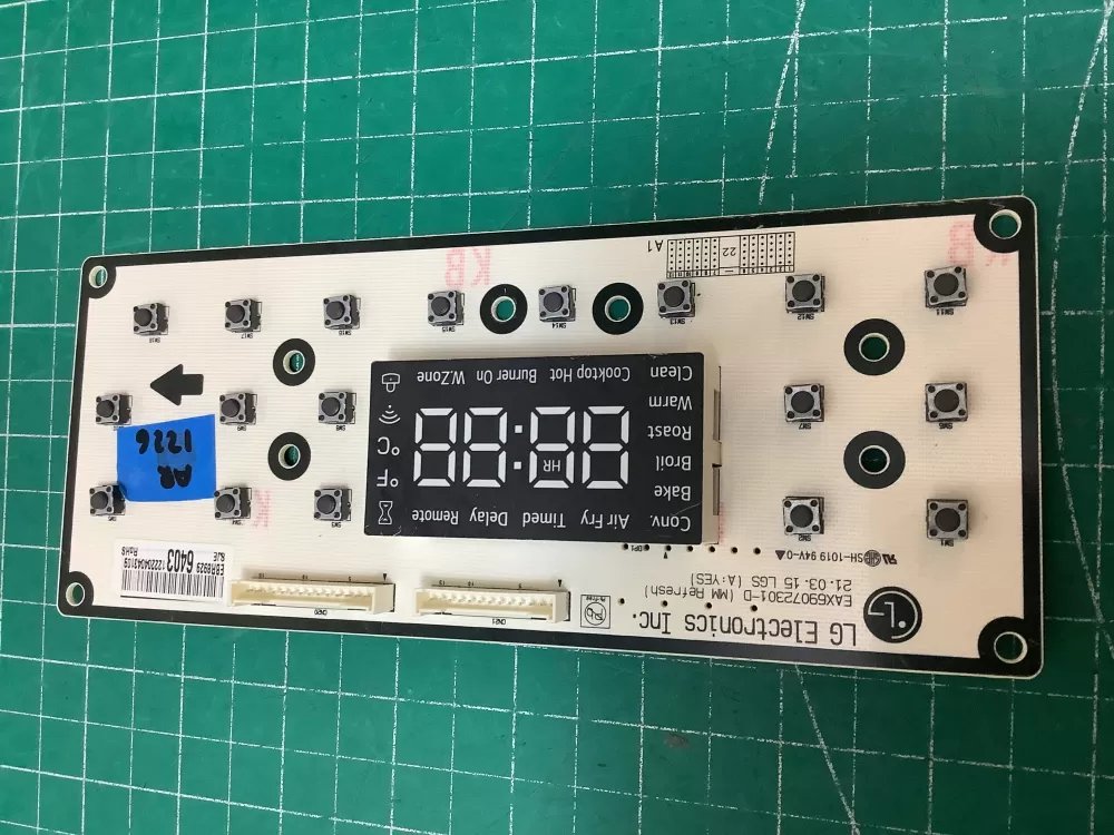 LG EBR89296403 Oven Range UI Display Control Board AZ226004 | AR1226