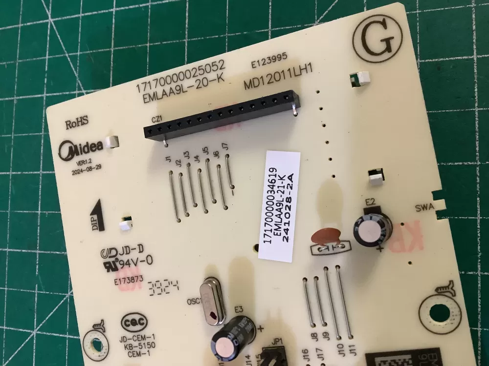 Frigidaire Oven Control Board 17170000034619 EMLAA9L-21-K AZ191627 | NR1405