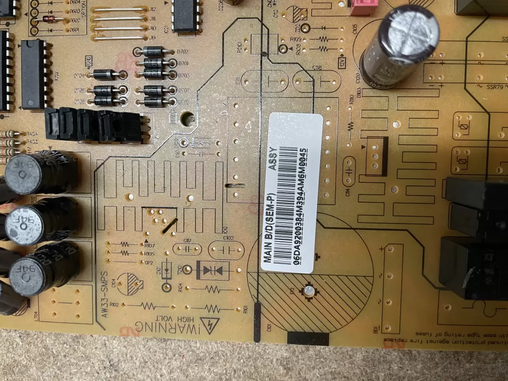 Samsung DA92 00384M Refrigerator Control Board AZ12543 | KM1613