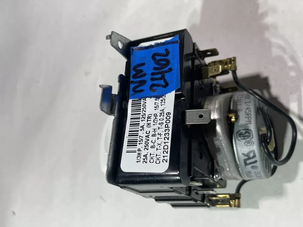 GE 212D1233P009 WE04X23134 WE4M361 4455190 Dryer Timer AZ148601 | Wm2462