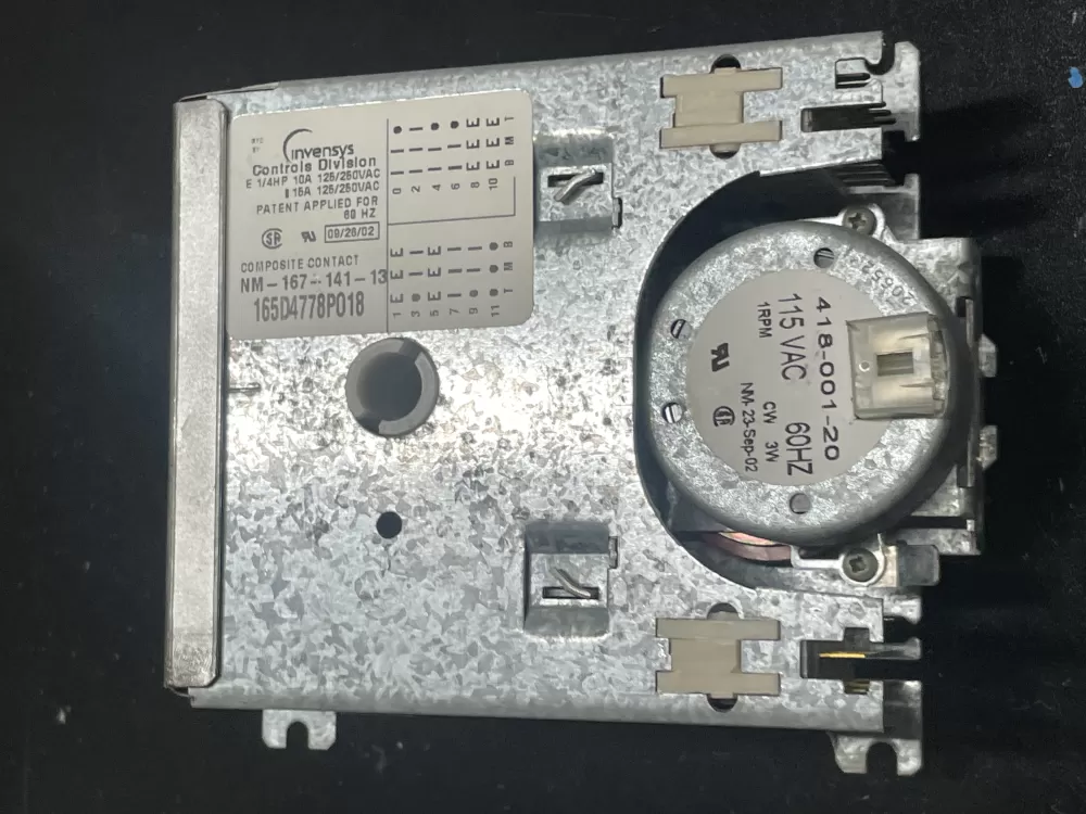 GE 165D4778P018 Dishwasher Timer AZ22787 | WM1220