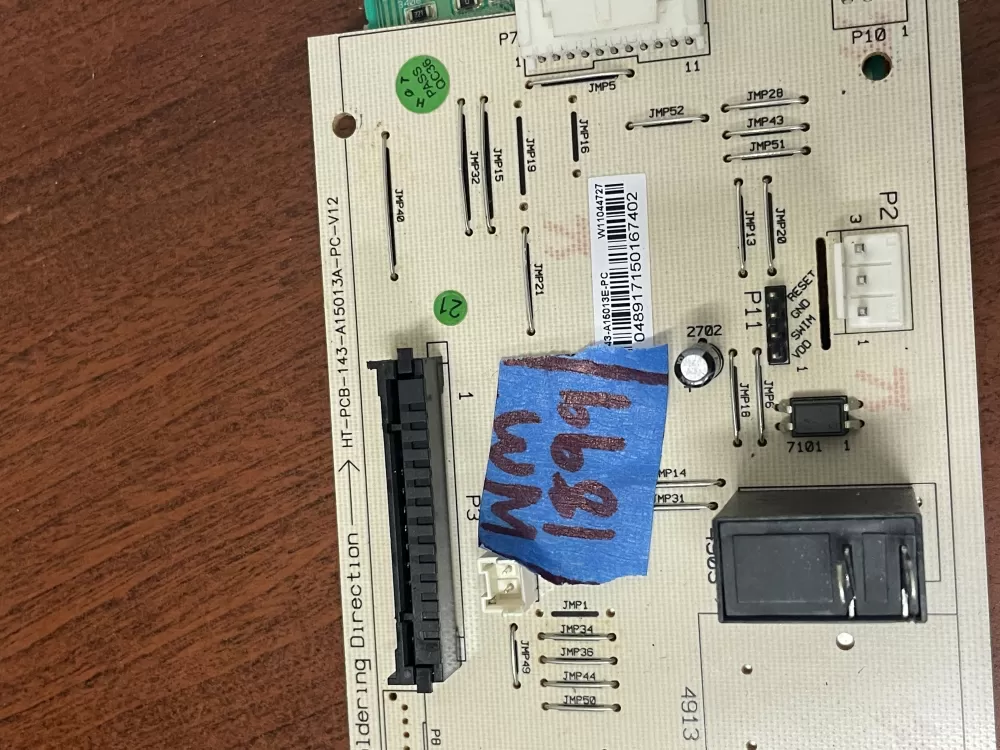 Whirlpool W11044727 W11096348 Microwave Control Board Panel AZ52366 | Wm1899