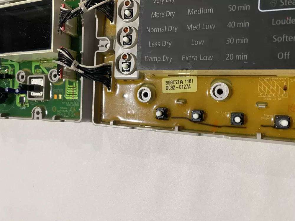 Samsung DC92 00127A Dryer Control Board AZ183983 | BKV860
