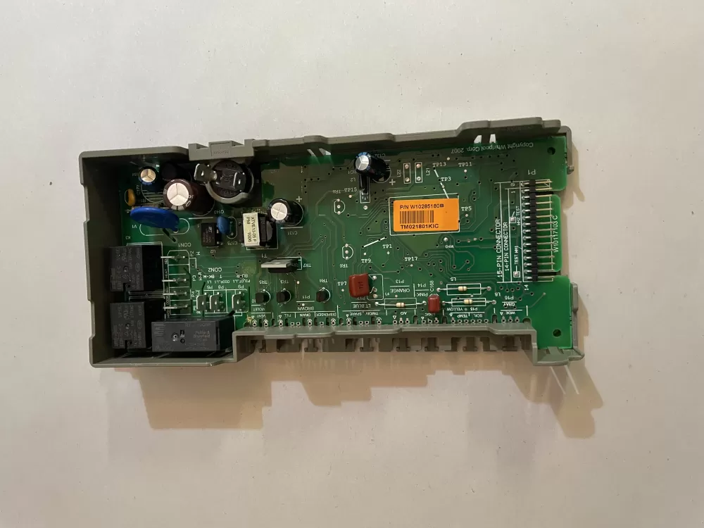 Whirlpool  Maytag  KitchenAid  Kenmore AP6018711 W10130967 W10208673 W10285180 WPW10285180 PS11752013 Dishwasher Control Board