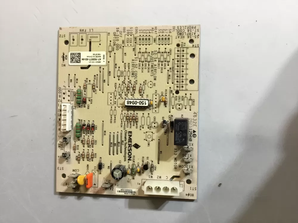 Rheem Air Handler Control Board 47-102077-02-04 156-9735 AZ109276 | BG165