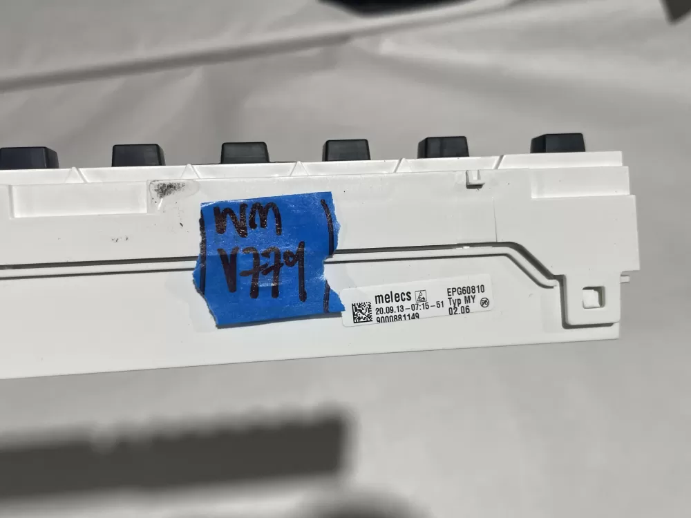 Bosch EPG60810  9001028581  9001112778 Dishwasher Control Board UI Panel