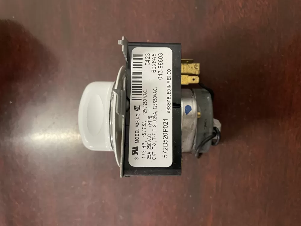 GE 572D520P021 WE4M271 Dryer Timer