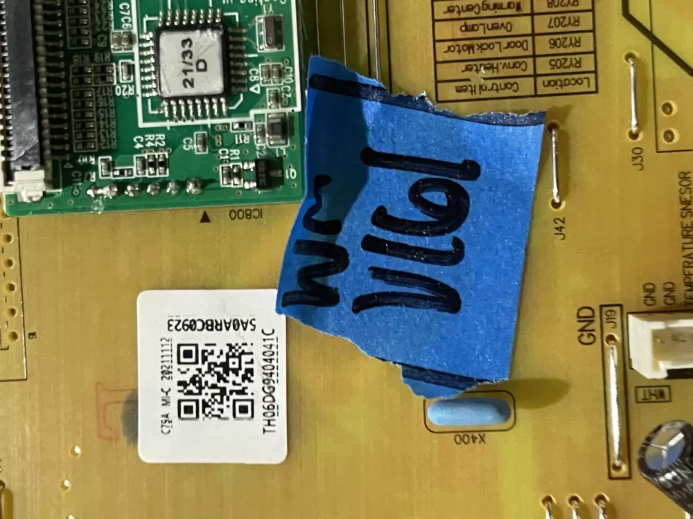 Samsung DG94 04041C Oven Control Board AZ192536 | Wmv161