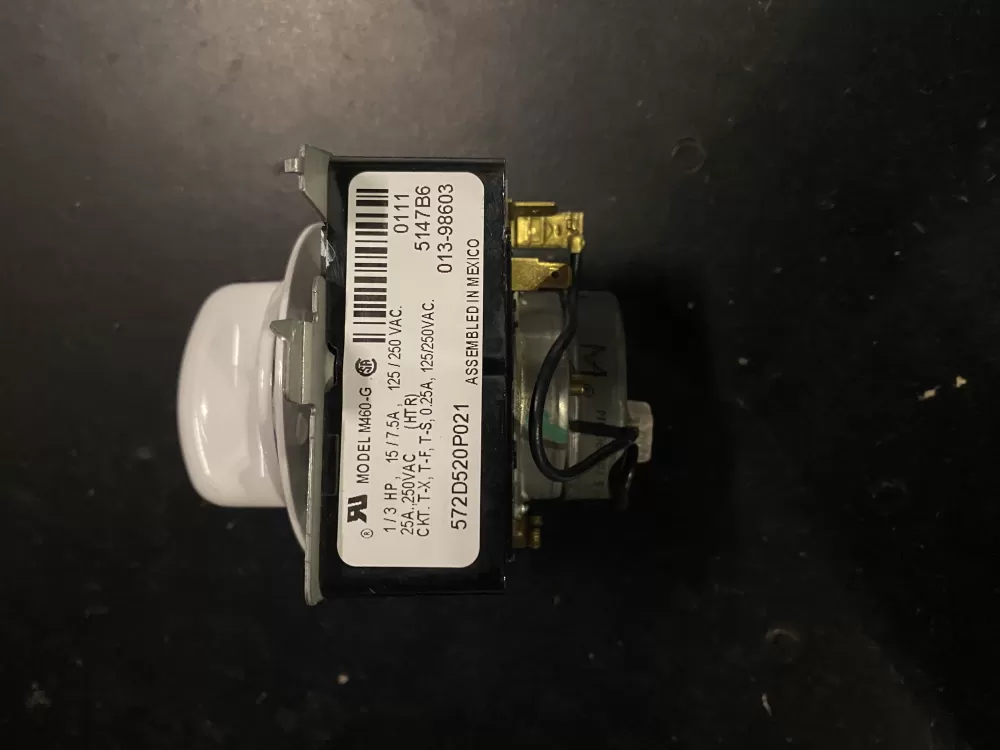 GE 572D520P021 WE4M271 Dryer Timer