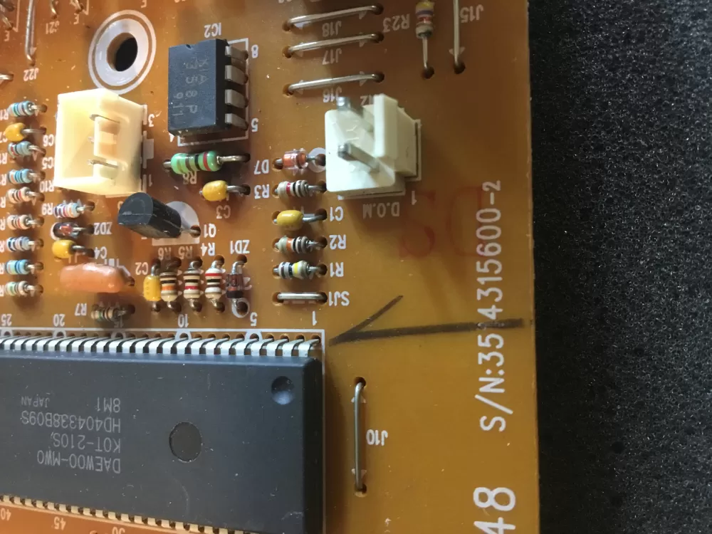 GE 3514315600 Microwave Control Board AZ76328 | NR2011