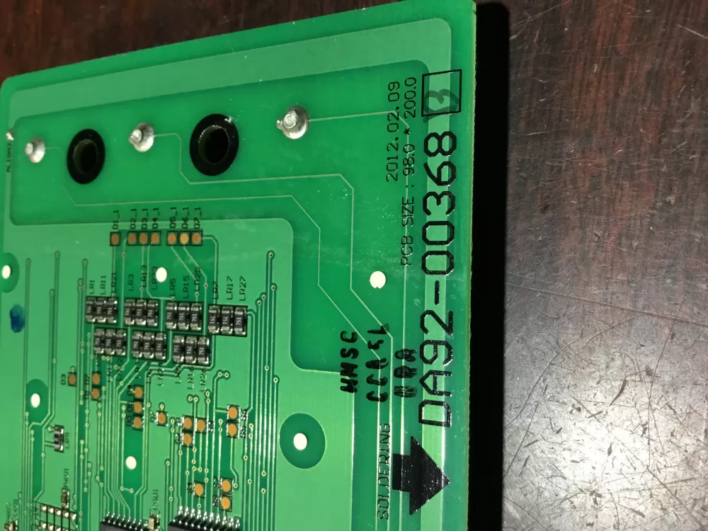 Samsung DA92-00368B Refrigerator Dispenser UI Control Board AZ69448 | NR796