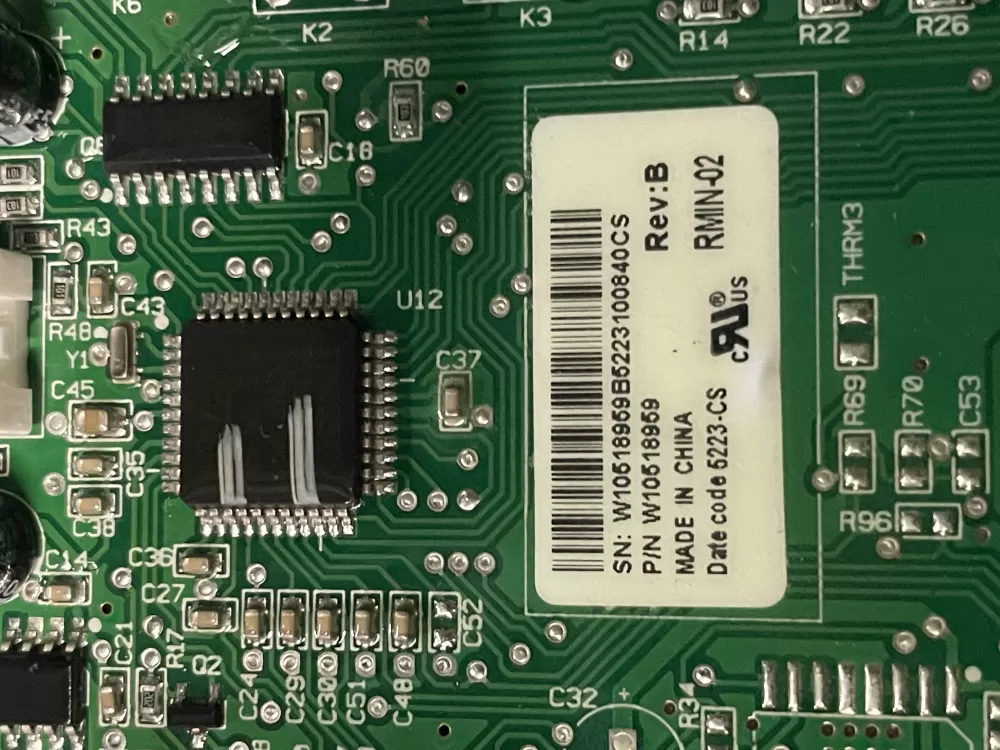 KitchenAid W10518959 W10887252 Refrigerator Control Board AZ7763 | WM1024