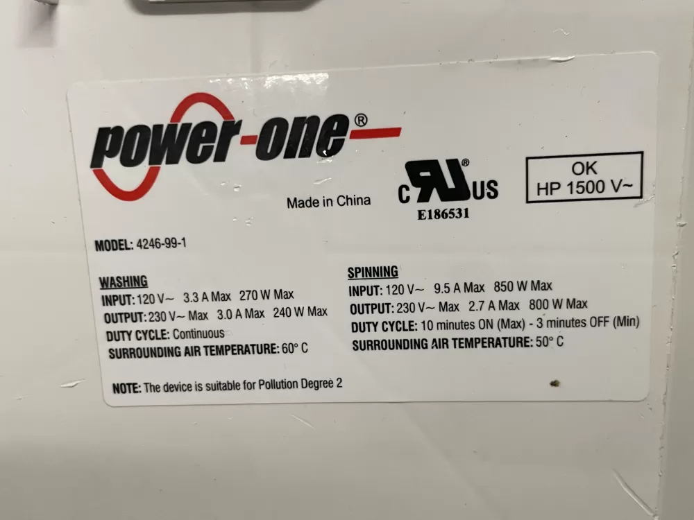 Kenmore E186531 Washer Control Board AZ203180 | Wmv904