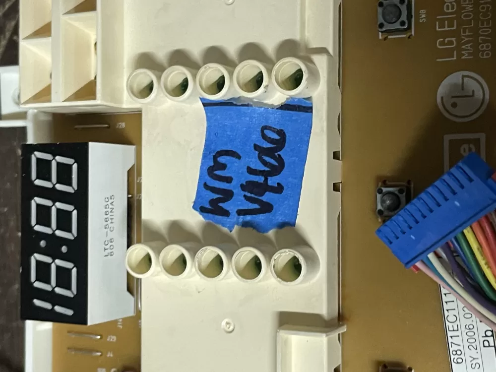 LG Kenmore 6870EC9139A 6871EC1116A Washer Control Board AZ51047 | Wmv466
