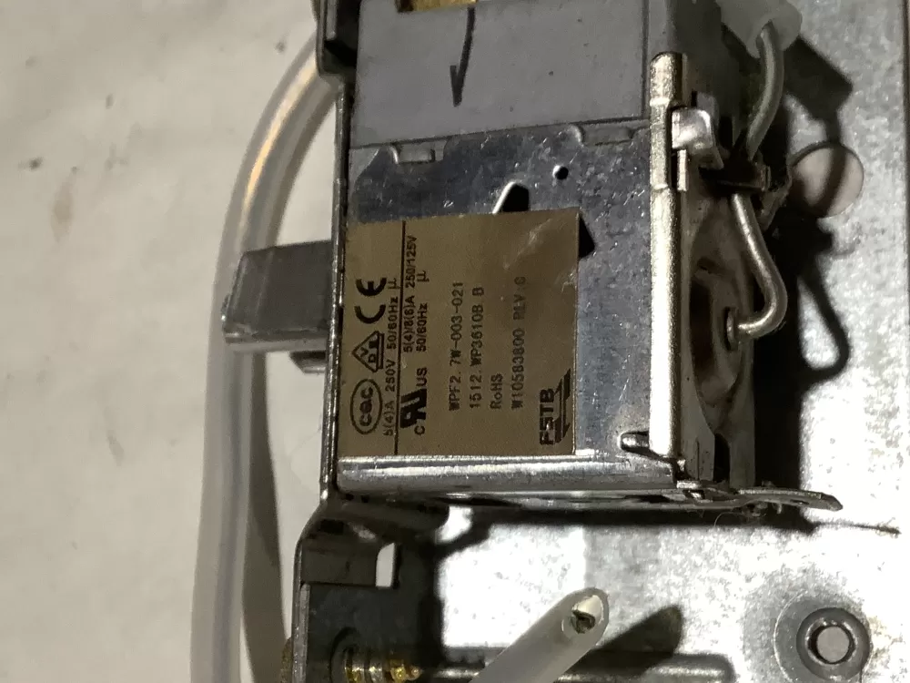 Whirlpool W10583800 Refrigerator Thermostat AZ112842 | Sl75