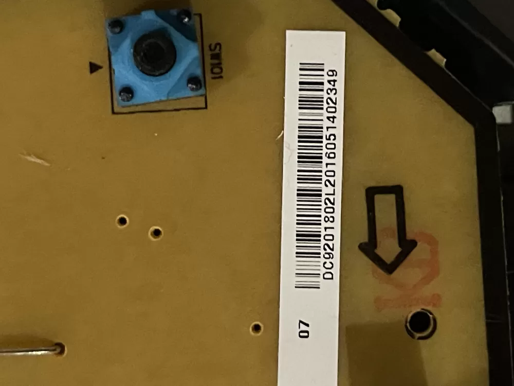 Samsung DC92-01802L Washer Control Board UI Display PCB AZ32641 | Wm247