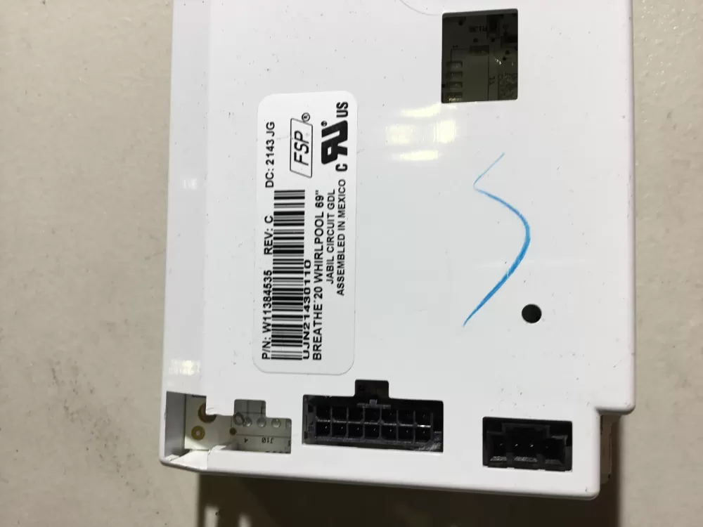 Whirlpool W11384535 Refrigerator Control Board Dispenser AZ41034 | NR1714