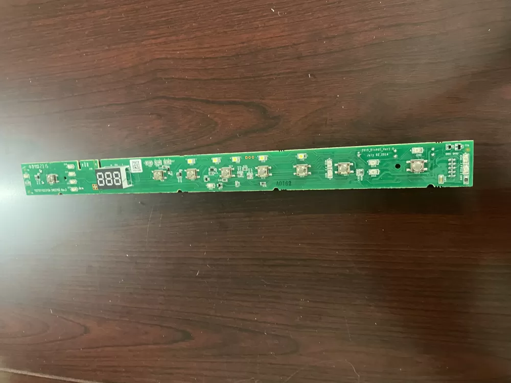 GE 265D1468G700 Dishwasher UI Control Board