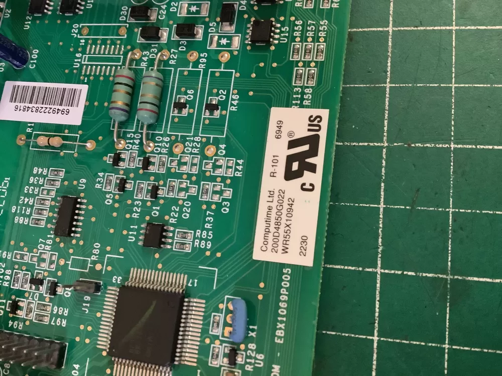 GE 200D6221G028 EBX1110P002 Refrigerator Control Board AZ189952 | NR2112
