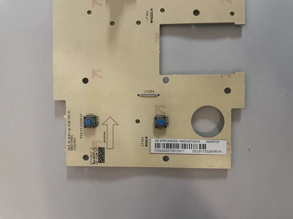 GE 290D2227G014 Washer Control Board AZ191807 | KM2642