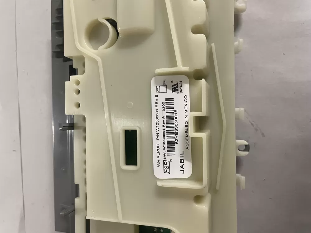 Whirlpool W10598285 Dishwasher Control Board AZ107563 | 175D5393G001
