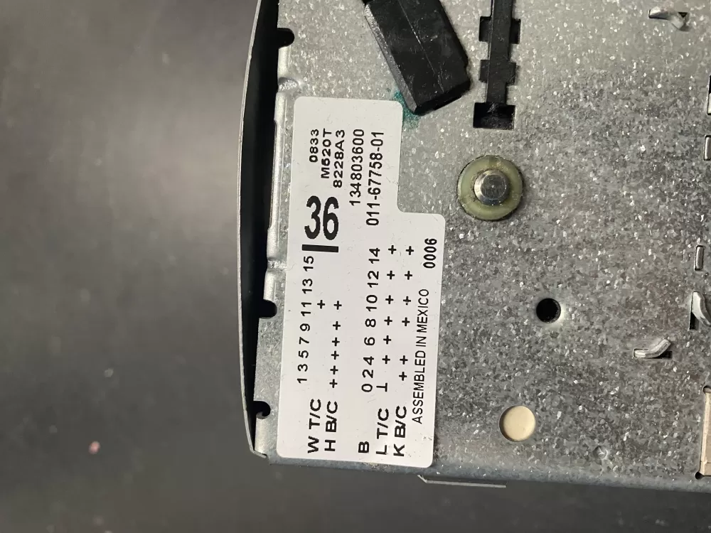 Frigidaire AP3970173 1258541 134803600 PS1524654 Washer Timer Control