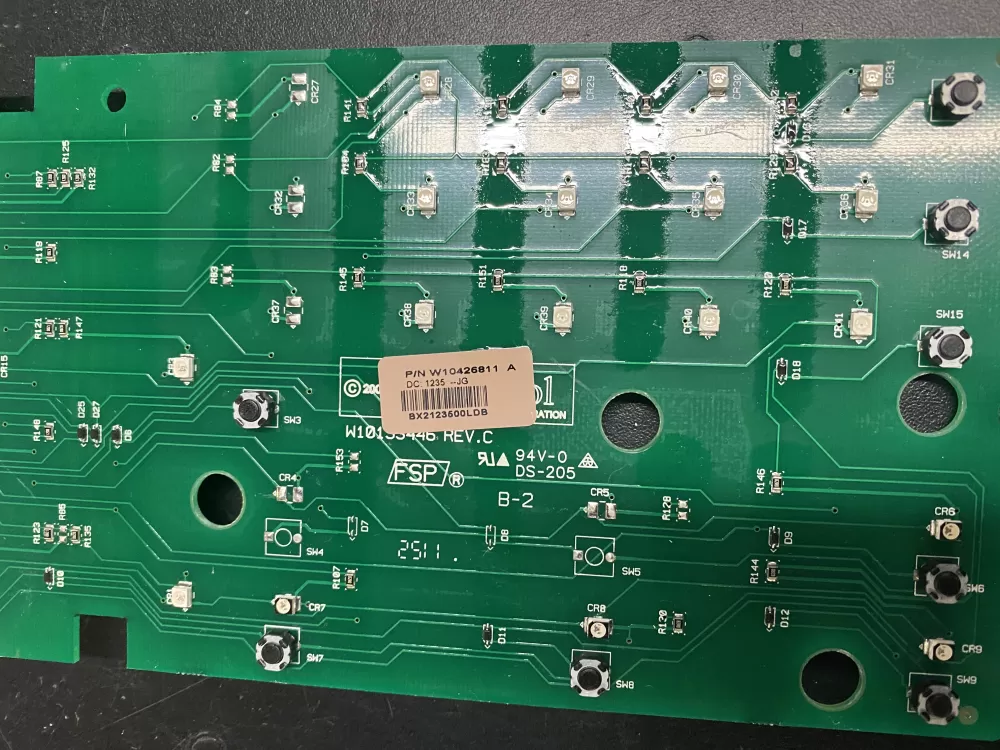 Maytag Whirlpool W10426811 Washer Control Board AZ15263 | BK666