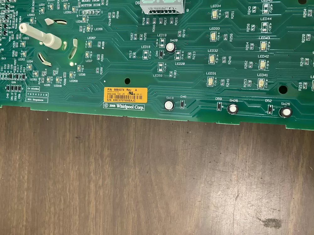 Kenmore WP8564374 AP6013322 8564374 Washer Control Board AZ56062 | BK1989