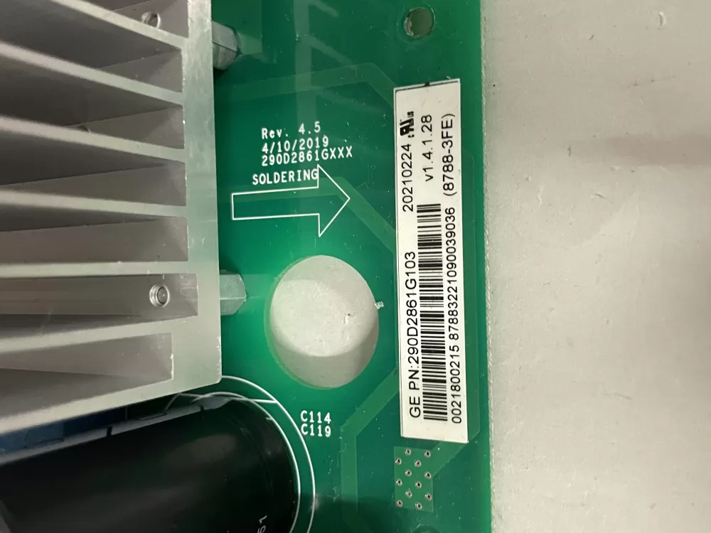 GE WH22X34657 Washer Inverter Control Board Wh22x29531 AZ215912 | Wm922