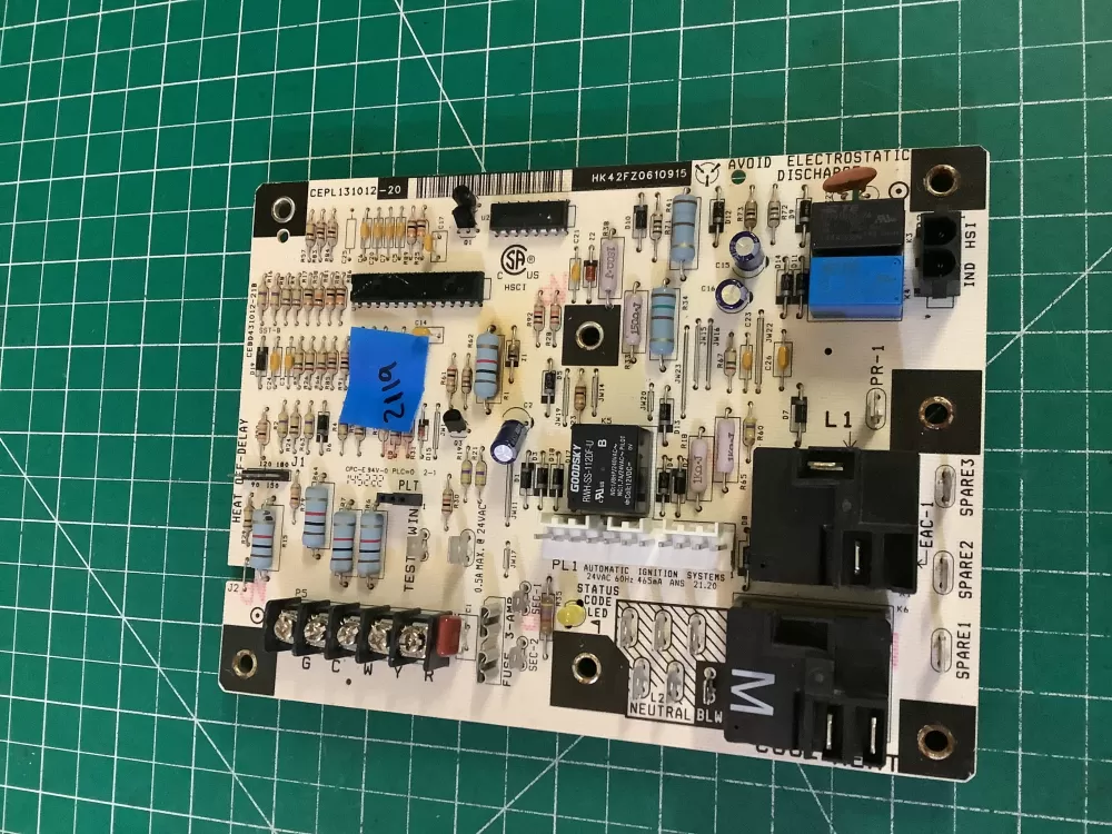 Carrier Bryant Cebd431012 22a Furnace Control Board AZ190434 | NR2119