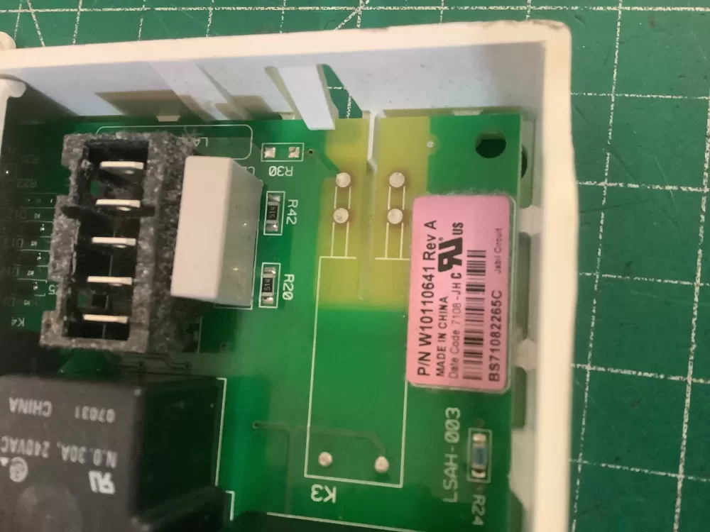 Whirlpool  Kenmore AP6015062 W10110641 W10110641R WPW10110641 PS11748333 W10110641 D Dryer Control Board