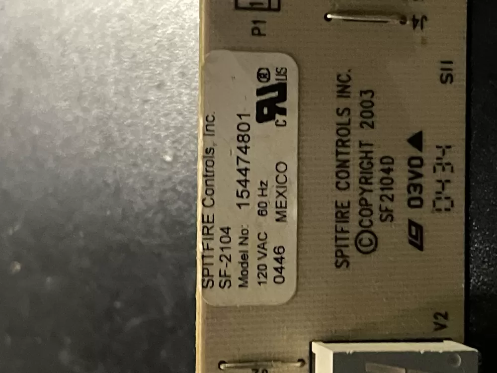 Electrolux 154474801 Dishwasher Control Board AZ28075 | WM282