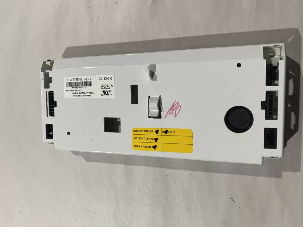 Whirlpool W10822644 Refrigerator Control Board Dispenser AZ186727 | BK2746